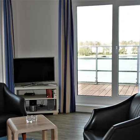 Apartmenthaus Hafenspitze Ap. 40, Blickrichtung Binnenhafen Nord-west/offenes Meer/innenstadt - #14824 Apartament *